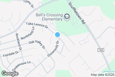 Map image of the property - 1113 Dunwoody Dr