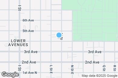 Map image of the property - 777 E 4th Ave