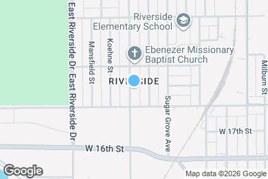 Map image of the property - 1829 N Harding St