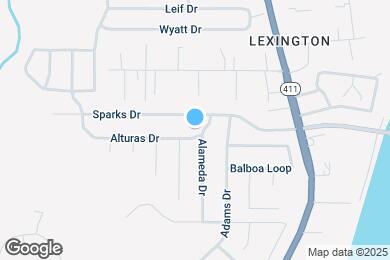 Map image of the property - 104 Alturas Dr