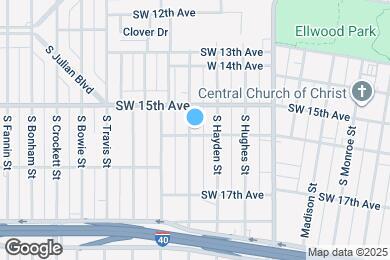 Map image of the property - 1511 S Ong St