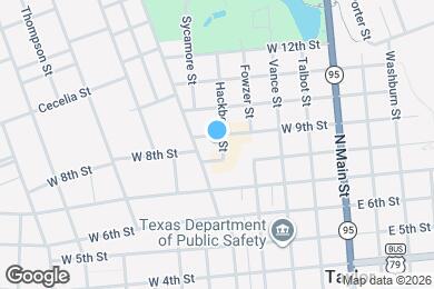 Map image of the property - 819 Hackberry St