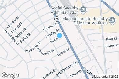 Map image of the property - 26 Inman St