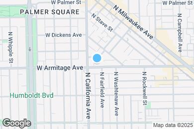 Map image of the property - 2740 W Armitage Ave