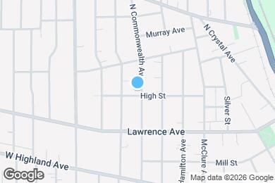 Map image of the property - 352 N Commonwealth Ave
