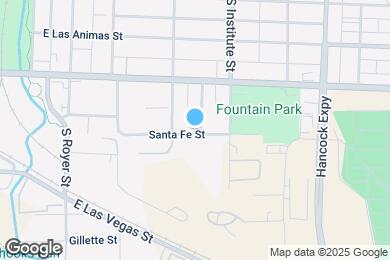 Map image of the property - 824 Santa Fe St