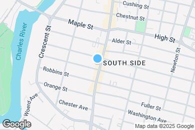 Map image of the property - 633 Moody St