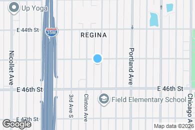 Map image of the property - 4510 4th Ave S