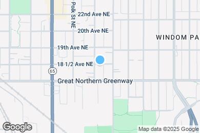 Map image of the property - 1825 Taylor St NE