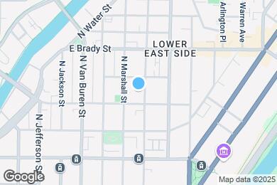 Map image of the property - 1621 N Astor St