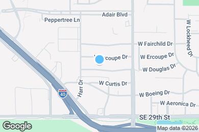 Map image of the property - 423 W Douglas Dr