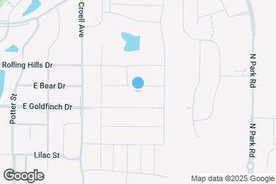 Map image of the property - 709 E Bear Dr