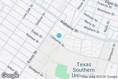 Map image of the property - 3115 Cleburne St