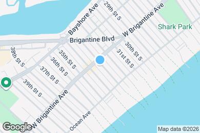 Map image of the property - 3300 W Brigantine Ave