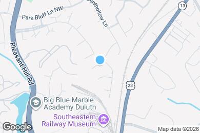 Map image of the property - 3582 Park Bluff Way