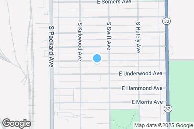 Map image of the property - 3747 E Pulaski Ave