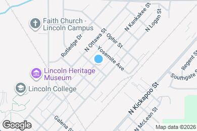 Map image of the property - 1404 N Kankakee St