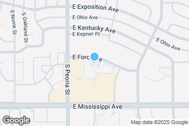 Map image of the property - 12404 E Tennessee Cir