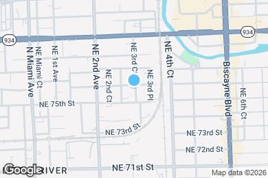 Map image of the property - 7542 NE 3rd Ct