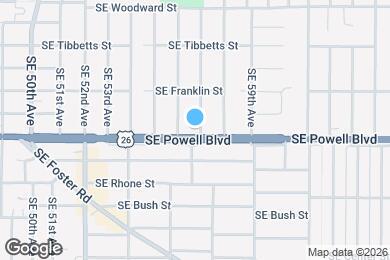 Map image of the property - 5625 SE Powell Blvd