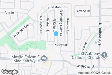 Map image of the property - 408 N Kylie Ln