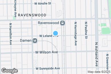 Map image of the property - 1823 W Leland Ave