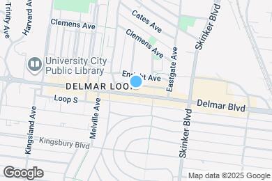 Map image of the property - 6309 Delmar Blvd