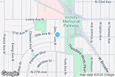 Map image of the property - 2942 Zenith Ave N