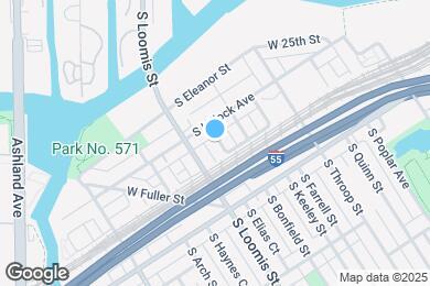 Map image of the property - 2734 S Bonfield St