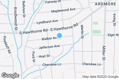 Map image of the property - 2342 Walker Ave