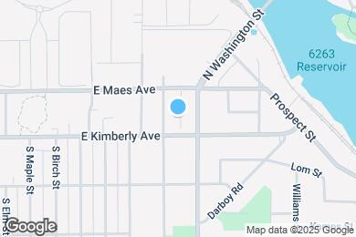 Map image of the property - 814 E Kimberly Ave