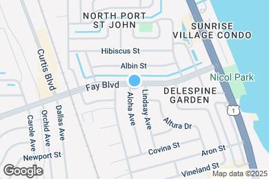 Map image of the property - 601 Aloha Ave