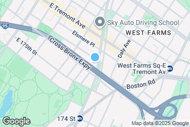 Map image of the property - 1891 Southern Blvd