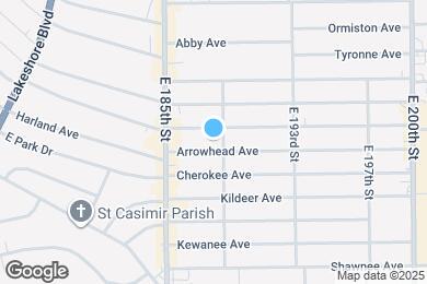 Map image of the property - 18709 Arrowhead Ave