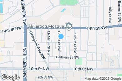 Map image of the property - 1099 Center St NW