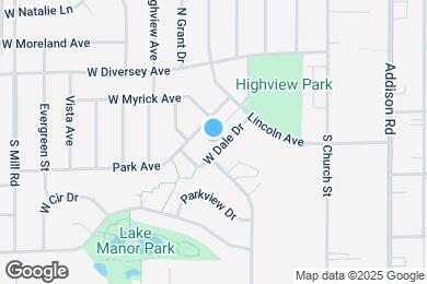 Map image of the property - 320 W Dale Dr