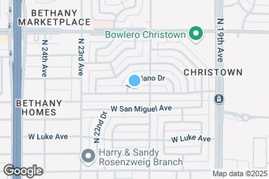 Map image of the property - 2118 W Montebello Ave