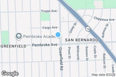 Map image of the property - 19925 Greenfield Rd
