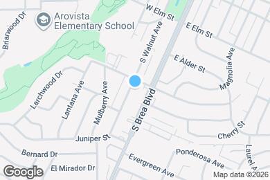 Map image of the property - 716 S Walnut Ave