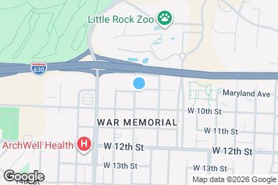 Map image of the property - 901 S Harrison St