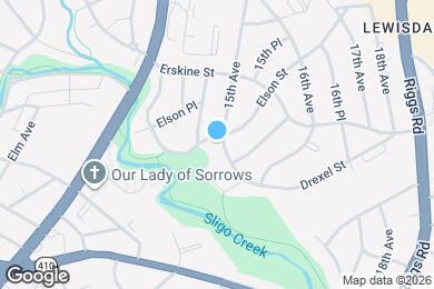 Map image of the property - 7216 15th Ave