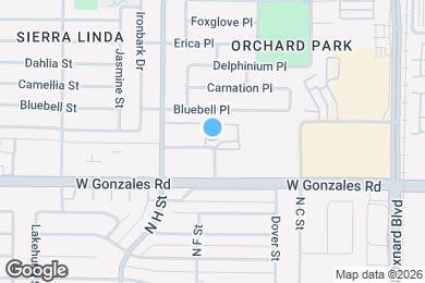 Map image of the property - 701 Aster St.