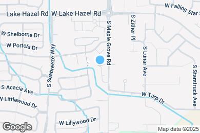 Map image of the property - 9247 W Brogan Dr