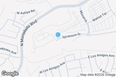 Map image of the property - 478 Sycamore Dr