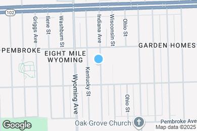 Map image of the property - 20185 Indiana St