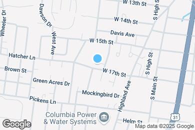 Map image of the property - 306 W 17th St