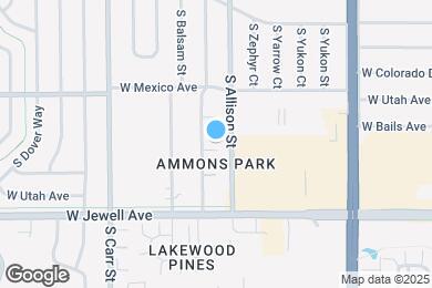 Map image of the property - 1760 S Ammons St