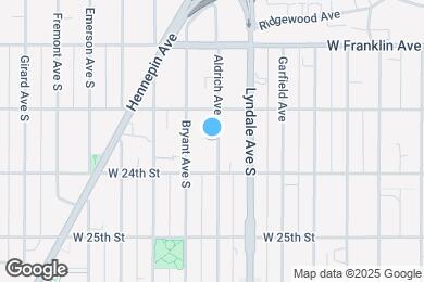 Map image of the property - 2300 Aldrich Ave S