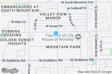 Map image of the property - 8808 S Cactus Ln