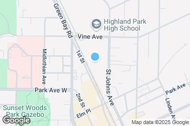 Map image of the property - 2086 Saint Johns Ave